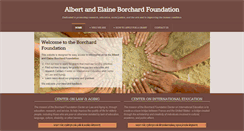 Desktop Screenshot of borchardfoundation.org